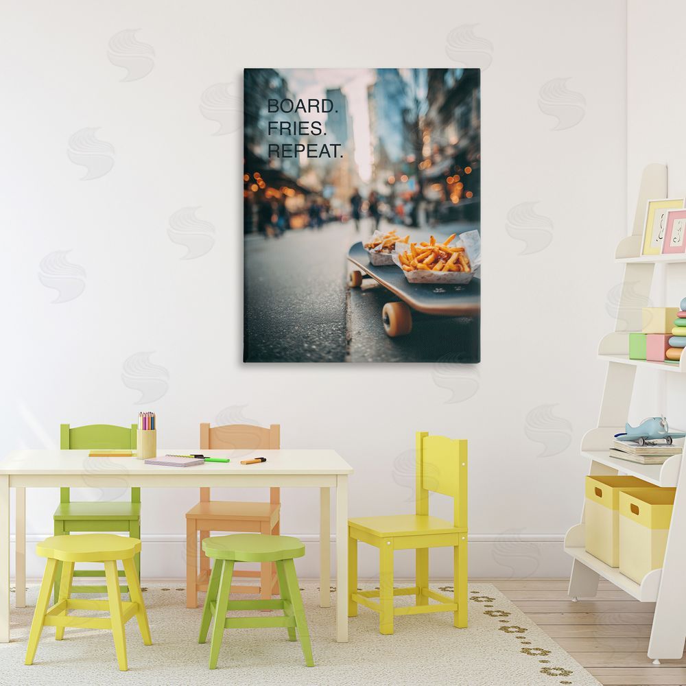 A Barefoot Stylist Board Fries Repeat