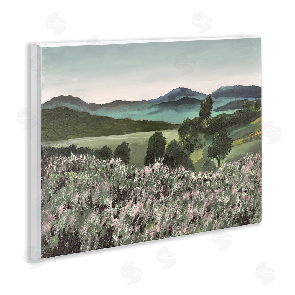 Lee Ann Zirbes Windblown Meadow Blooms Wall Plaque Printed Art