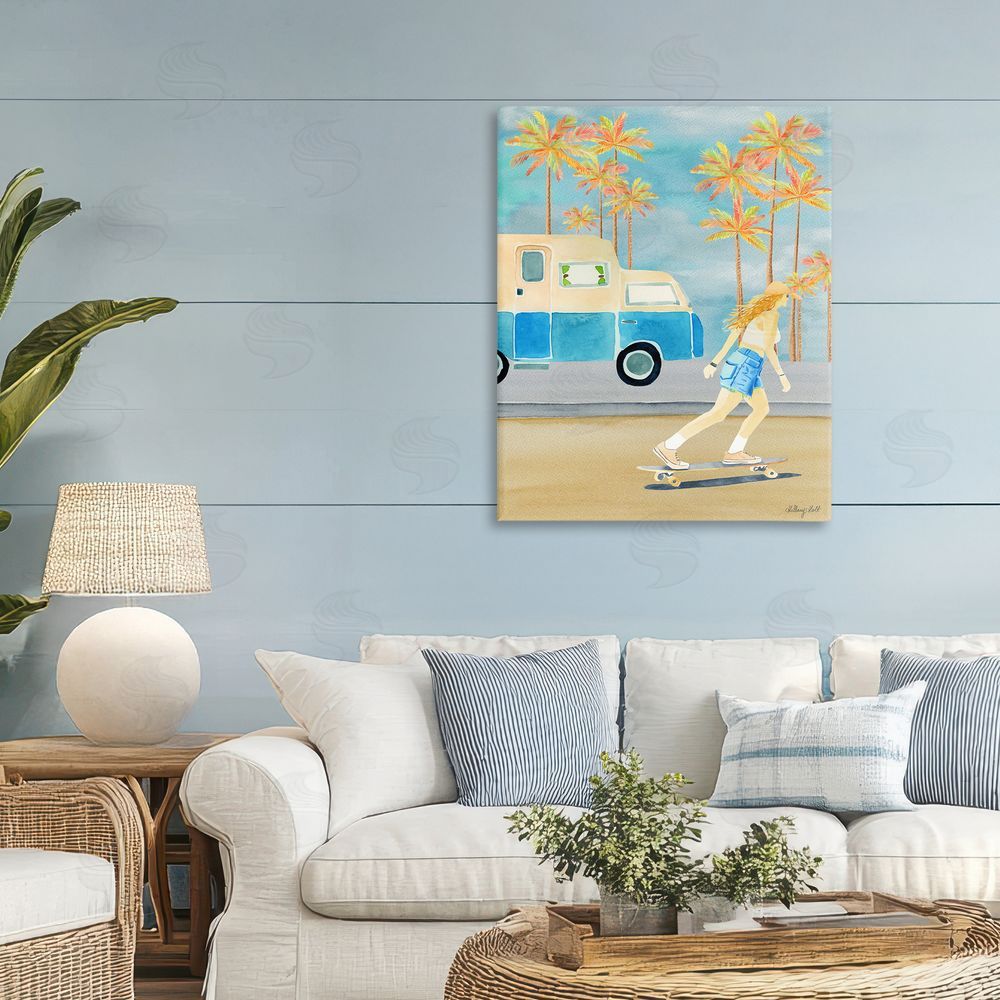 Hillary Holt Santa Monica Road Trip Stretched Canvas on Wall