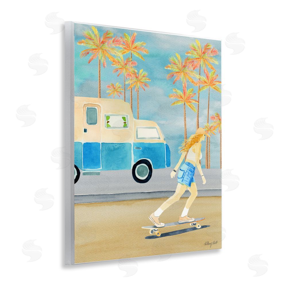 Hillary Holt Santa Monica Road Trip Wall Plaque Printed Art