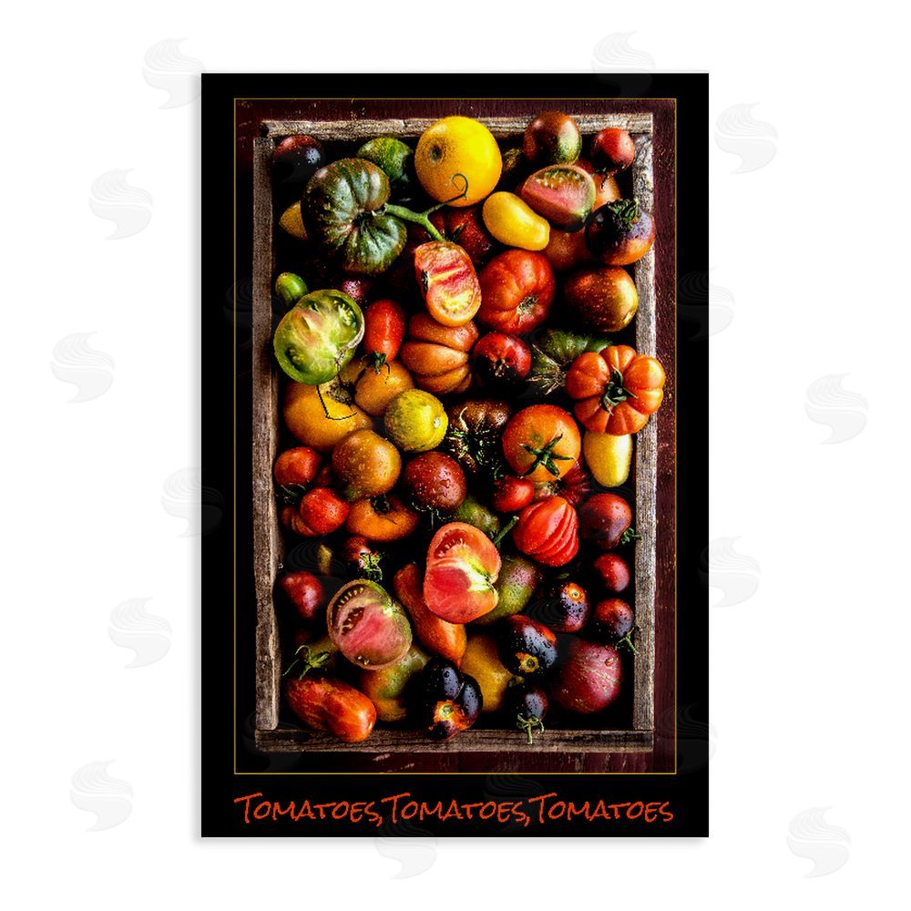 Carl Kravats Ripe & Bountiful Tomato Harvest Stretched Canvas Wall Art
