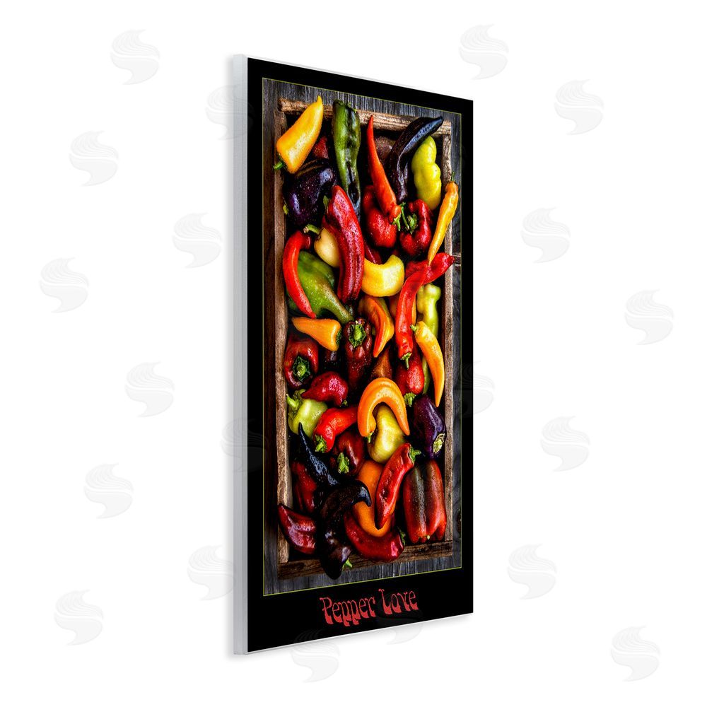 Carl Kravats Pepper Love Vibrant Vegetables Wall Plaque Home Decor Art Print