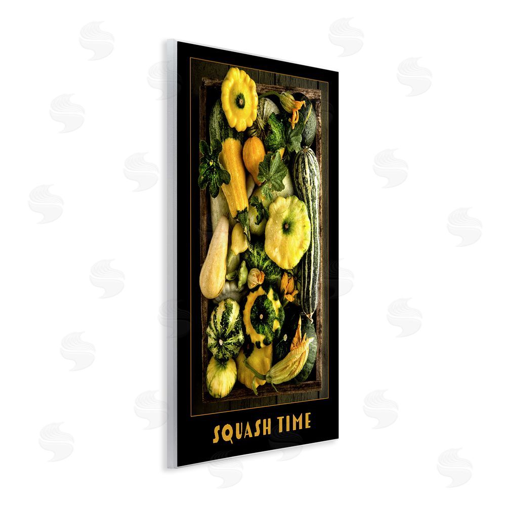 Carl Kravats Squash Time Vibrant Vegetables Wall Plaque Printed Art