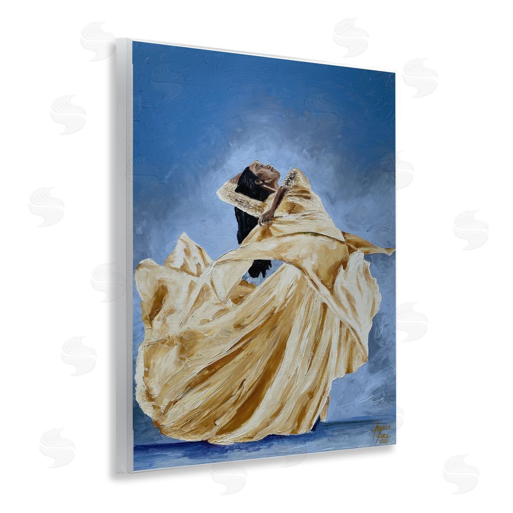 Lauren Luna Expressive Elegant Dancer Wall Plaque Home Decor Art Print