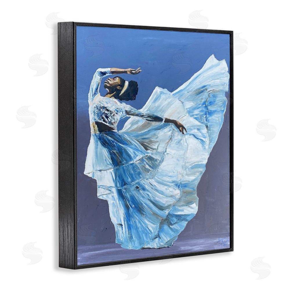 Lauren Luna Young Queen Dancer Black Framed Giclee Wall Art Print