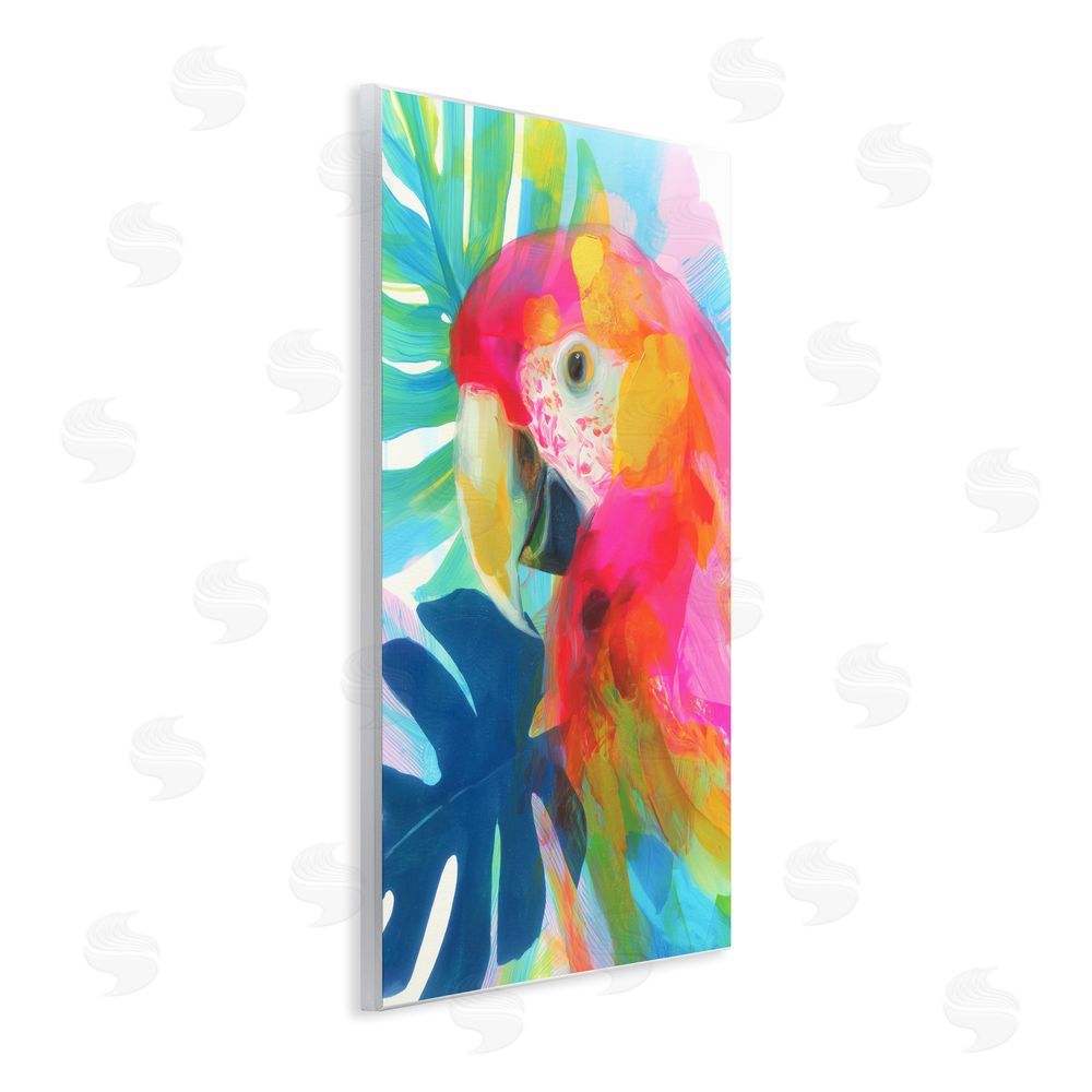 Chromatic Storm Studio Scarlet Macaw in Paradise Wall Plaque Printed Art