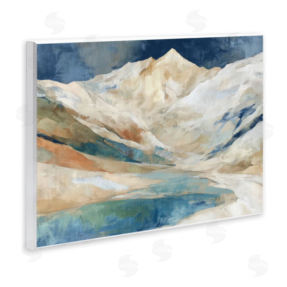 Chromatic Storm Studio Glacial Valley in Alaska Range Wall Plaque Home Decor Art Print