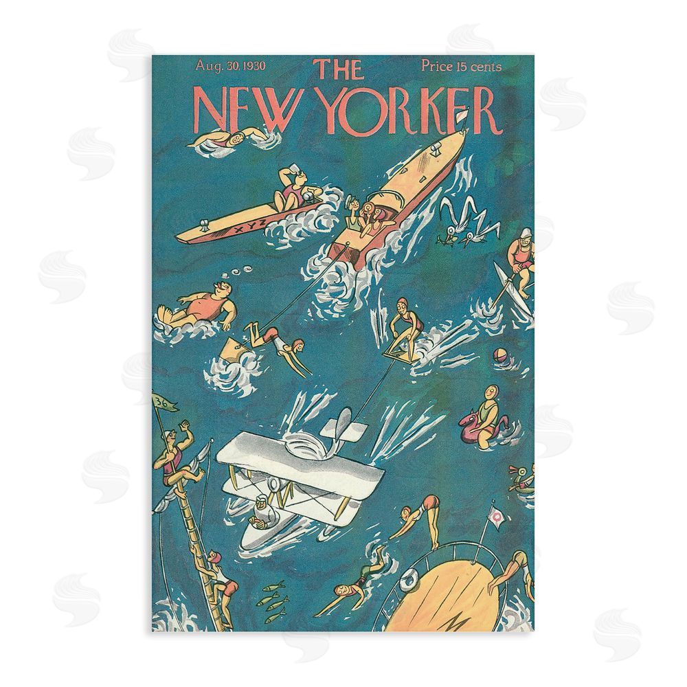 Lil' Rue Boating & Summer Fun Stretched Canvas Wall Art Print