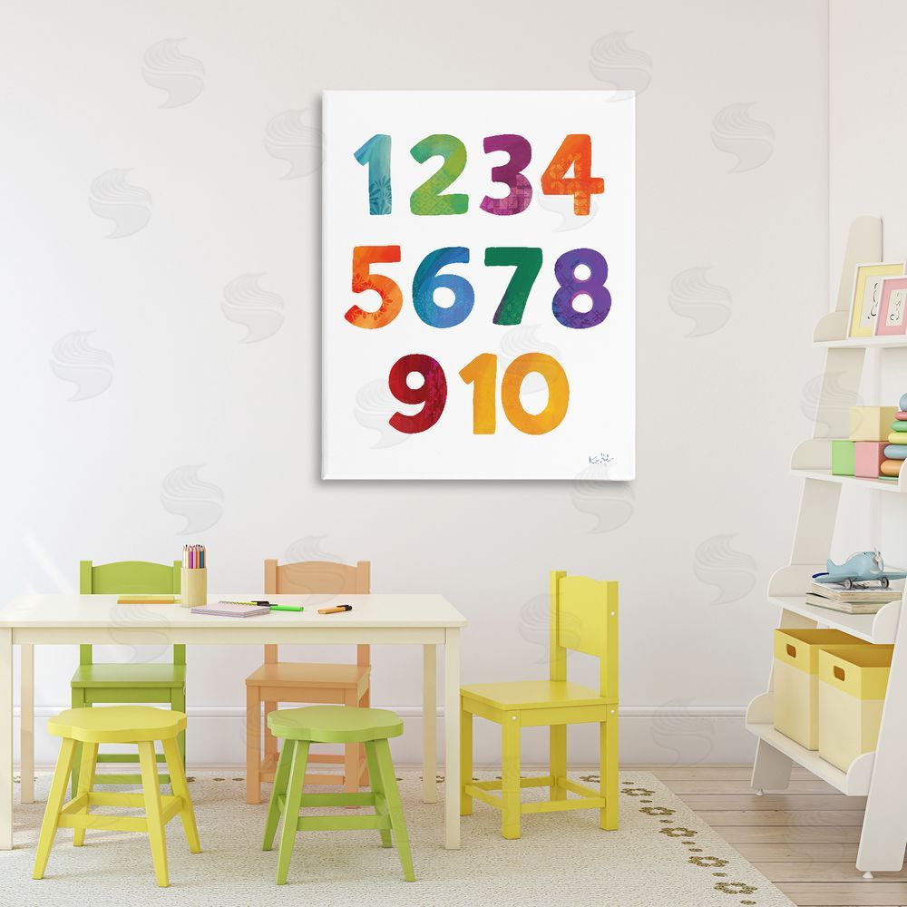 Kirsten Mohr Brightly Hued Numbers