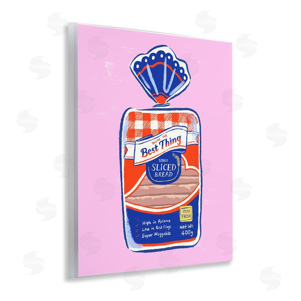 Ethel Fong Best Thing Since Sliced Bread Wooden Wall Plaque Art Print