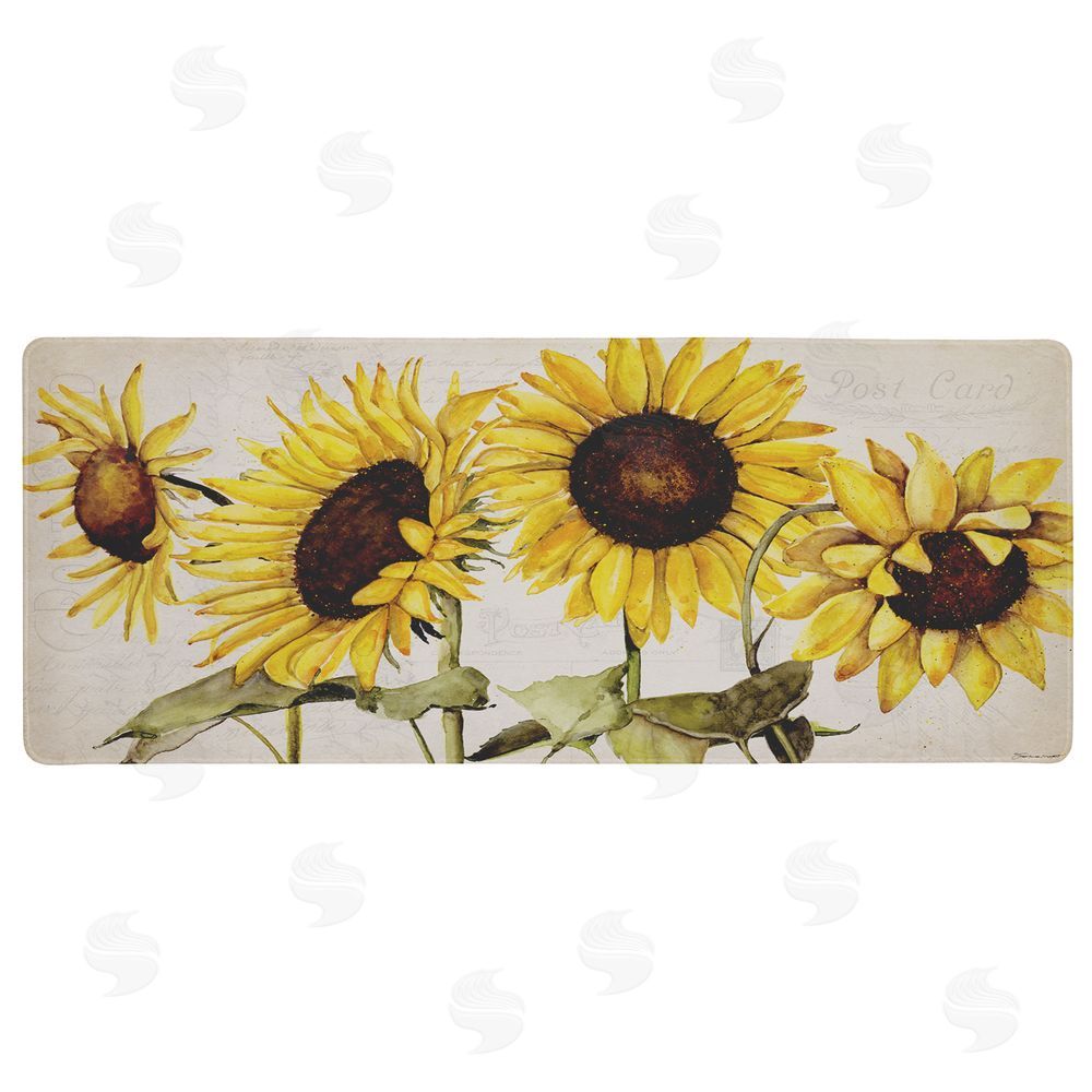 Stephanie Workman Marrott Vintage Sunflower Field Blooms