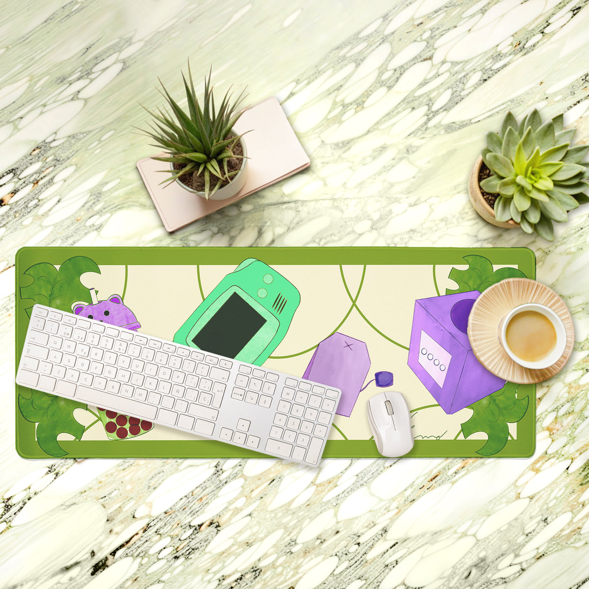 Eclectic Modern Chlorophyll Game Consoles