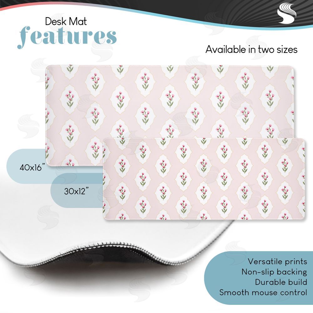 Pooja Dave Delicate Pink Vintage Florals