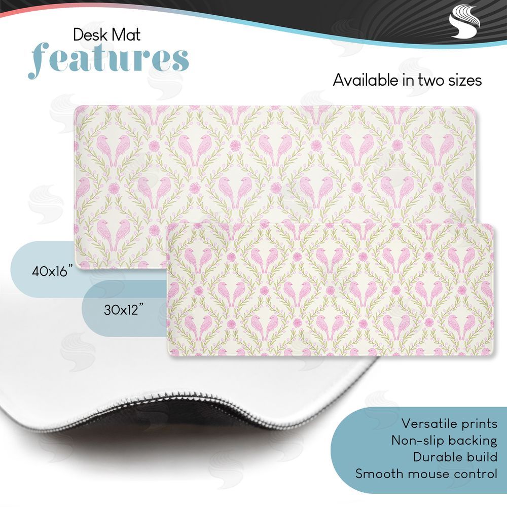 Pooja Dave Symmetrical Sparrows Vintage Pattern