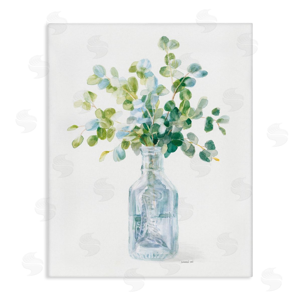 Flower Jar Still Life Painting Canvas Wall Art, Home Decor by Danhui Nai