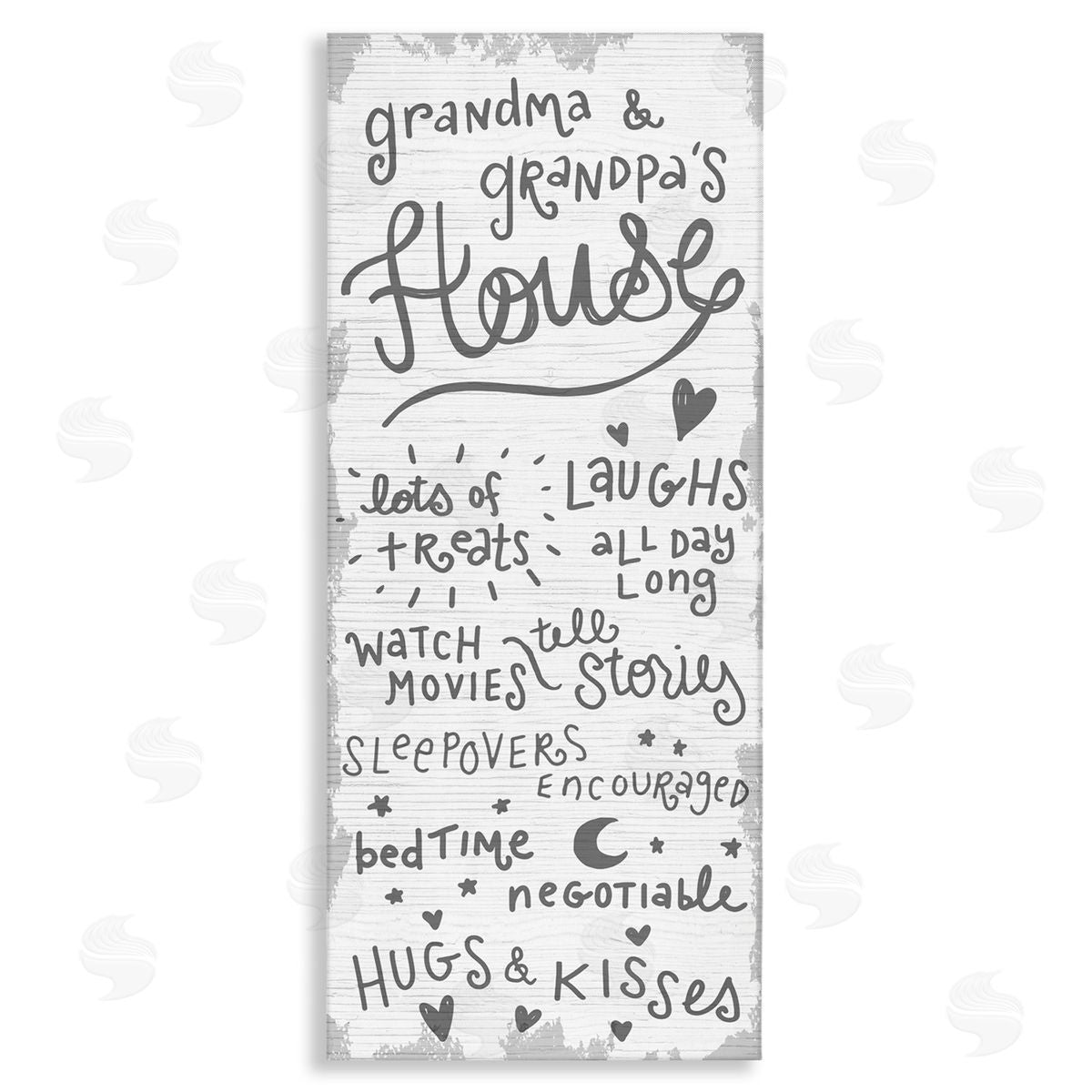 Grandparents House Fun Family Canvas Wall Art, Home Decor by Stupell Studio