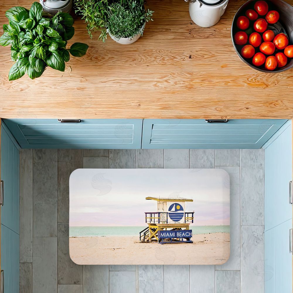 Seven Trees Design Miami Beach Lifeguard Hut Kitchen Floor Mat