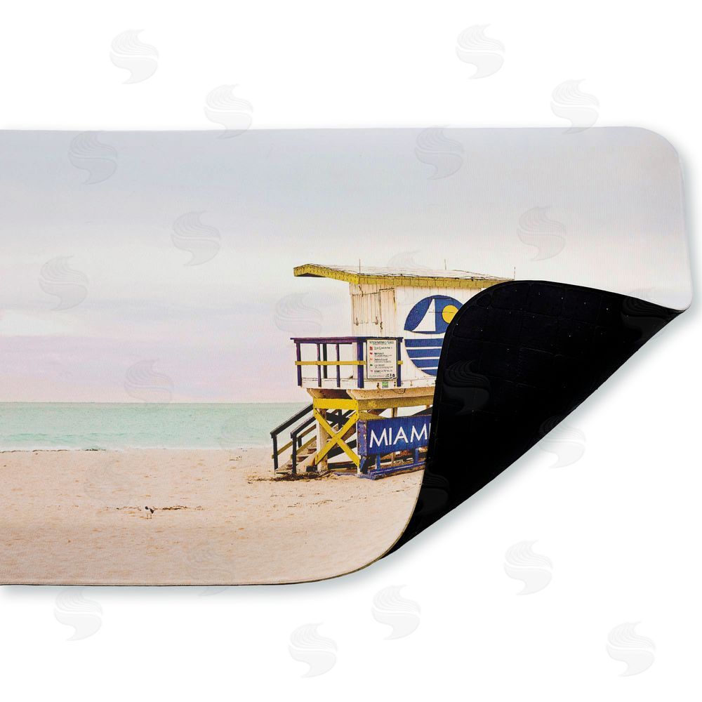 Seven Trees Design Miami Beach Lifeguard Hut Kitchen Floor Mat