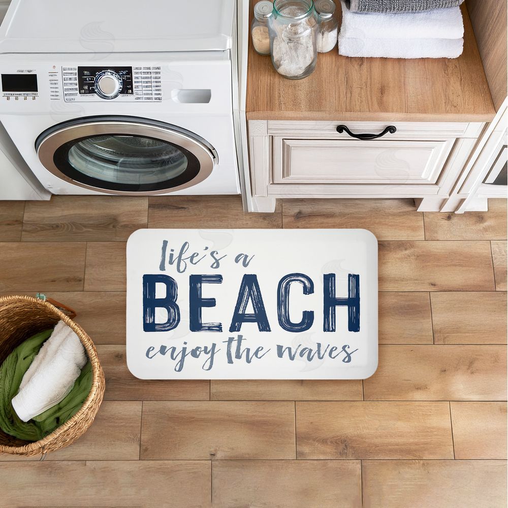 Lettered and Lined Life's A Beach Enjoy Kitchen Floor Mat