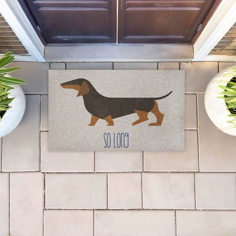 Stupell Studio So Long Dog Goodbye Outdoor Faux Sisal Door Mat