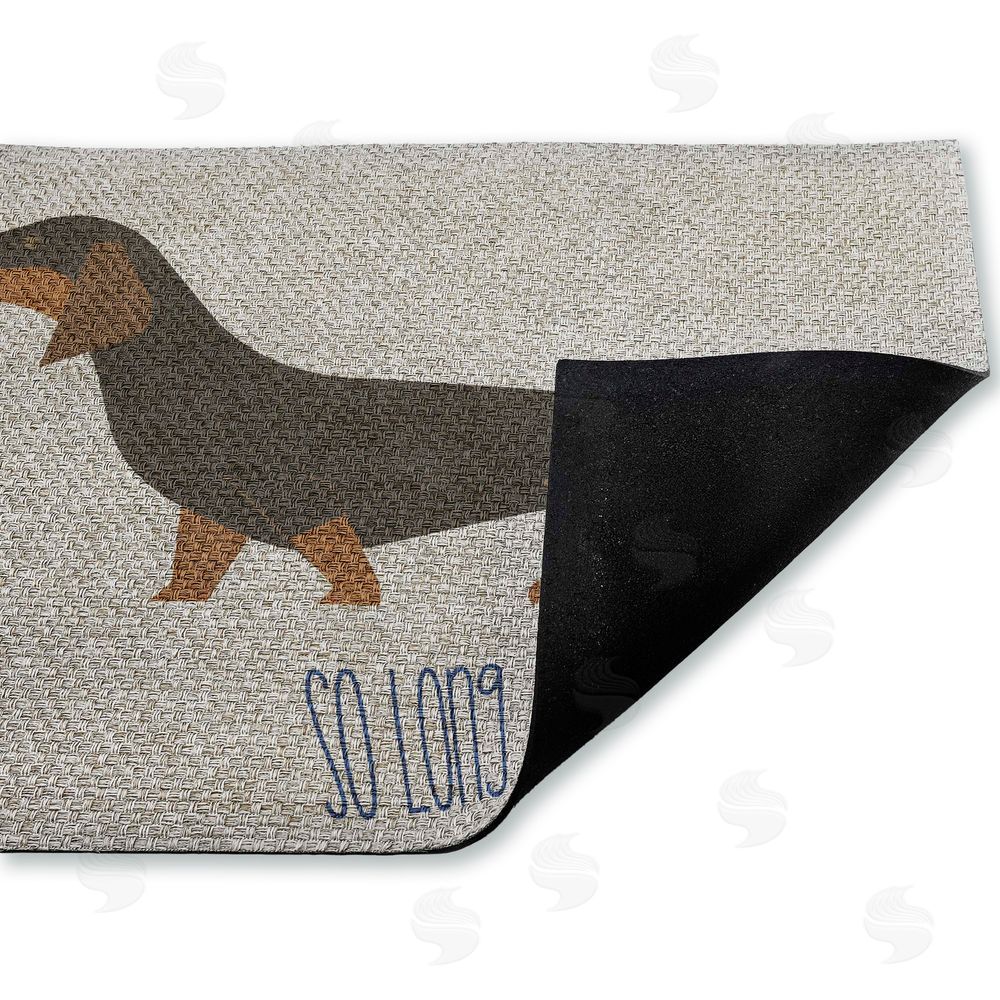 Stupell Studio So Long Dog Goodbye Outdoor Faux Sisal Door Mat