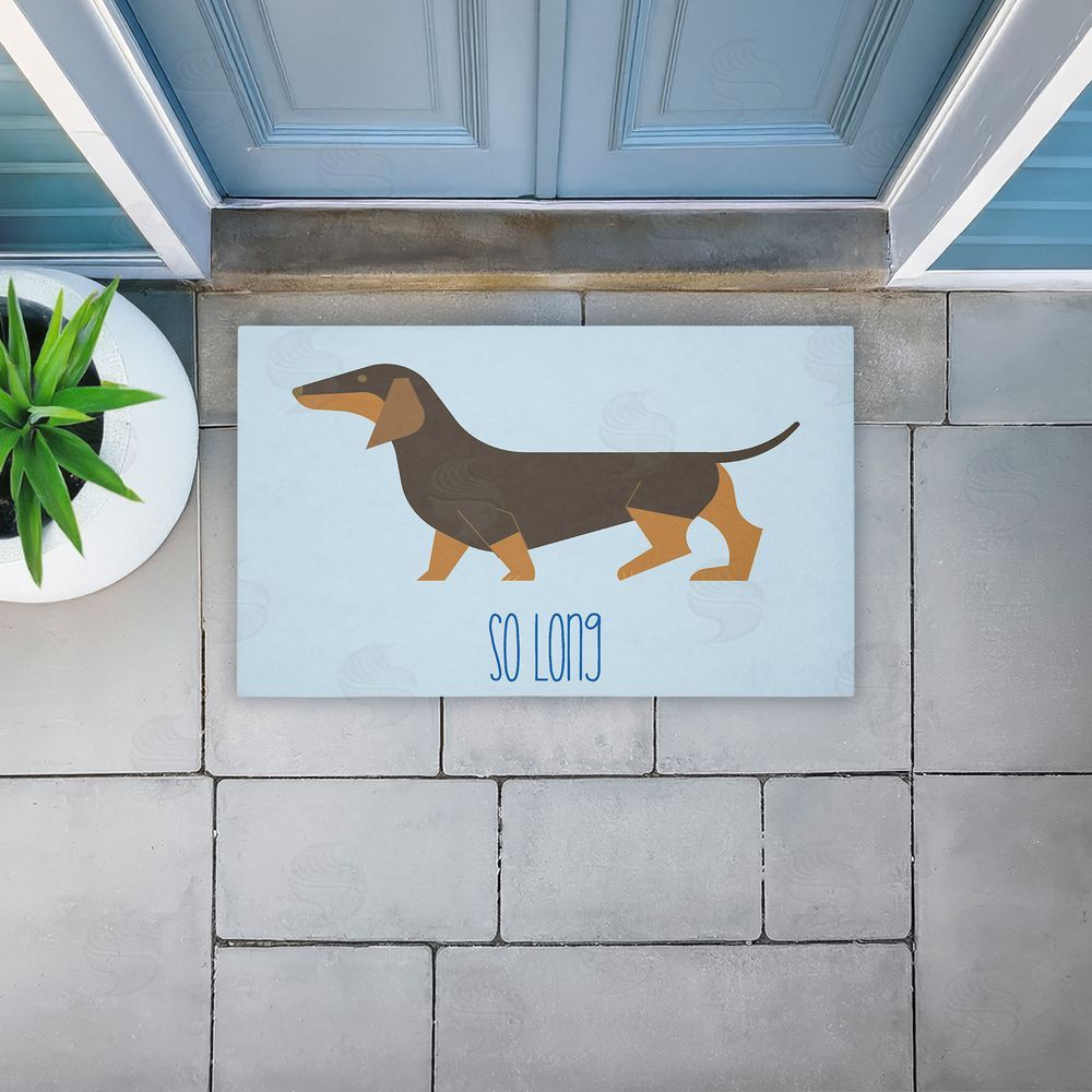 Stupell Studio So Long Funny Farewell Unwoven Outdoor Door Mat