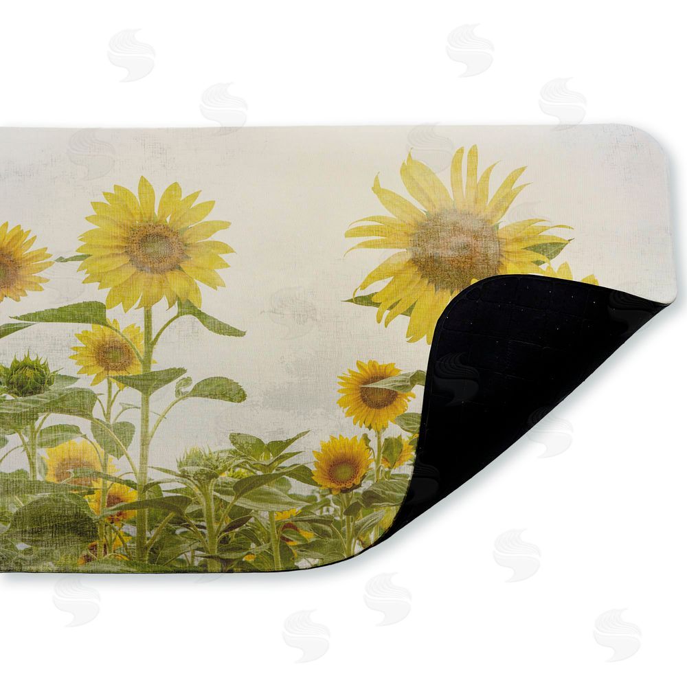 Anne Bailey Sunny Mood Flower Field Kitchen Floor Mat