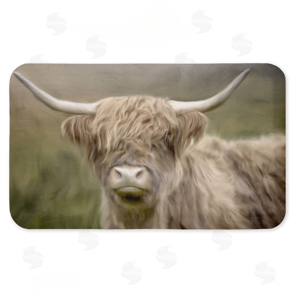 Kim Allen Highland Cattle Dreams Kitchen Floor Mat