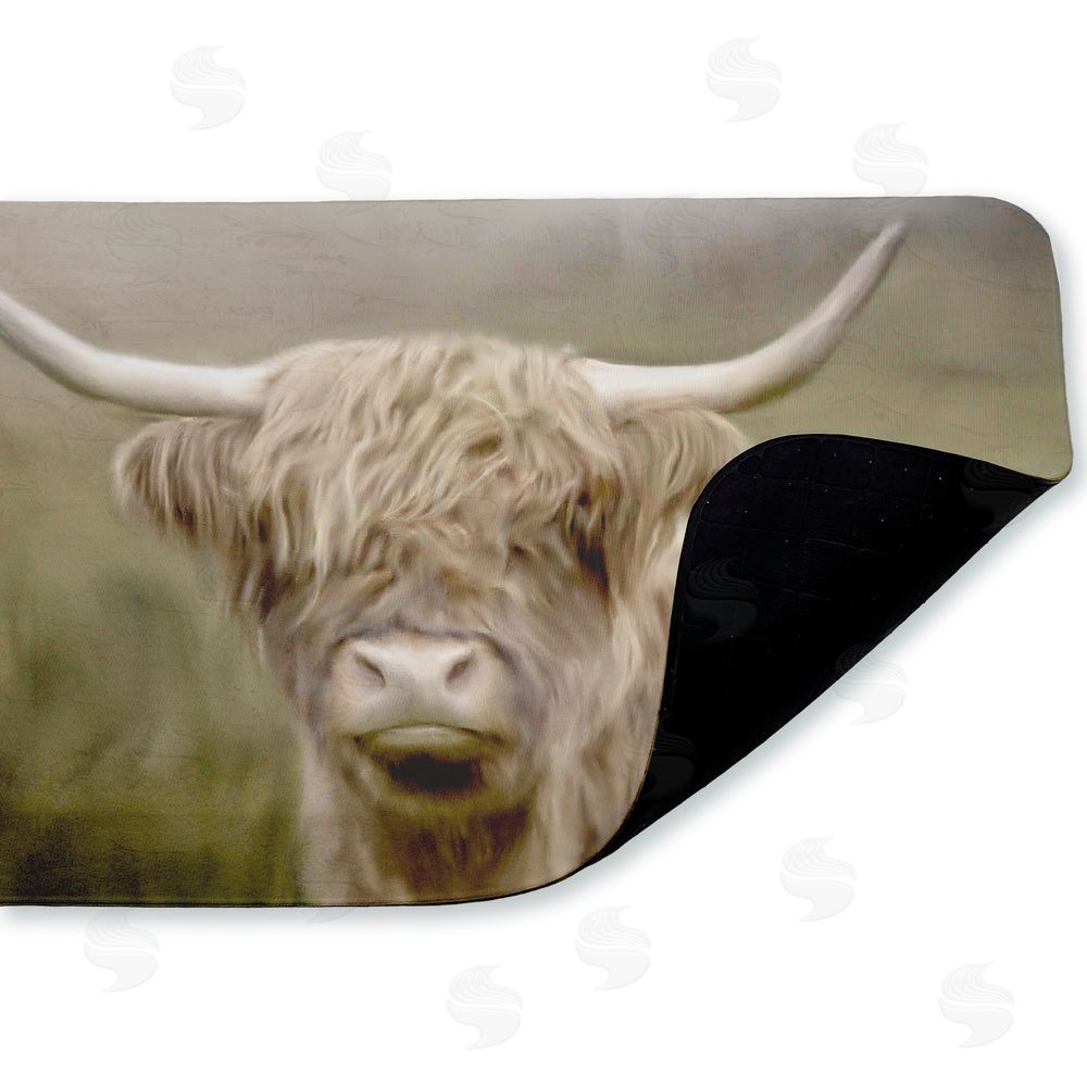 Kim Allen Highland Cattle Dreams Kitchen Floor Mat