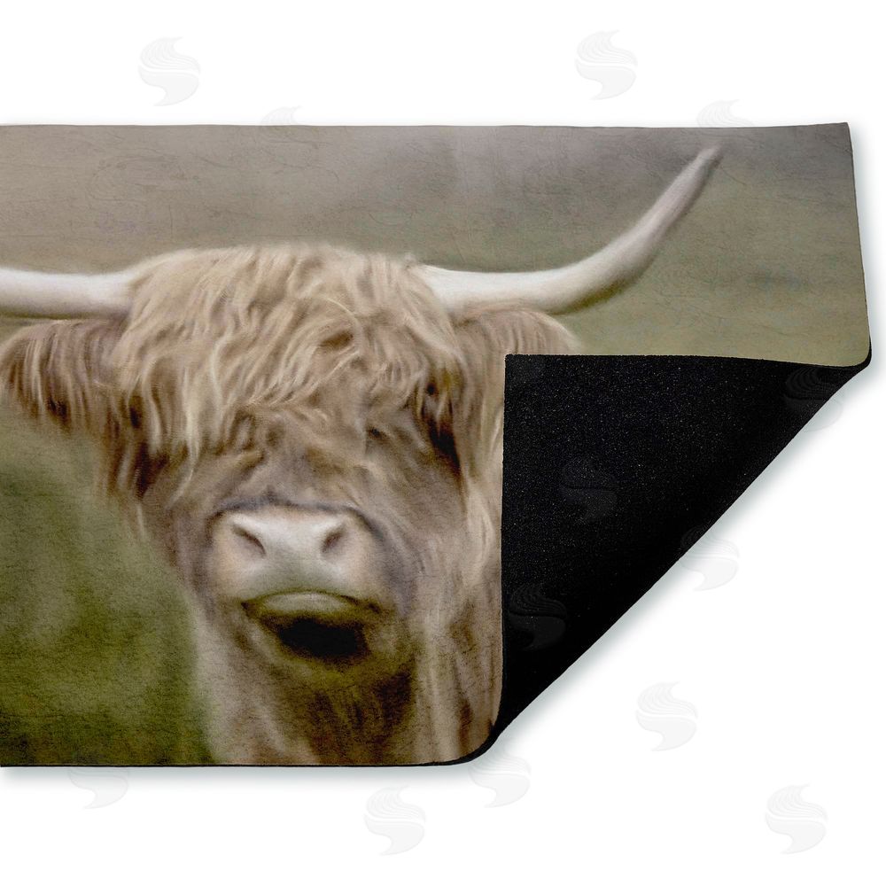 Kim Allen Highland Cattle Dreams Unwoven Outdoor Door Mat