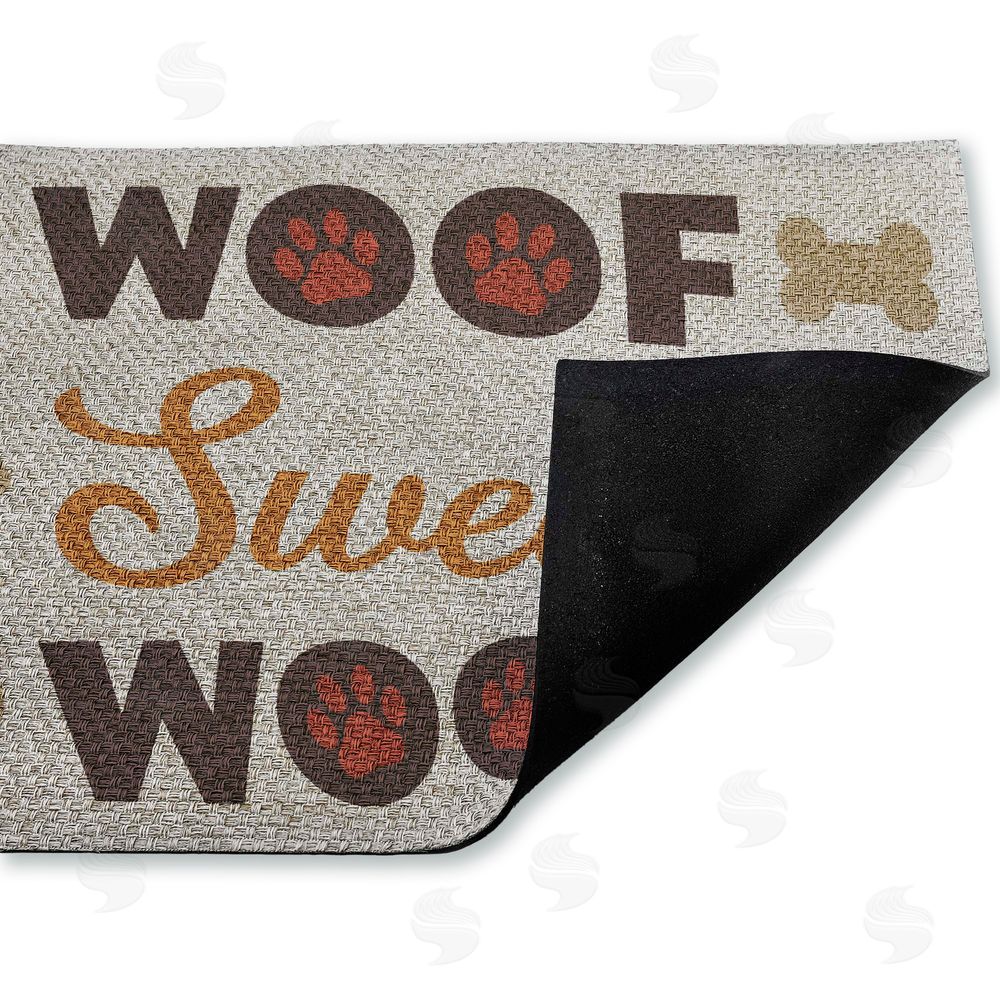 Marcus Prime Sweet Woof Dog Entry Outdoor Faux Sisal Door Mat