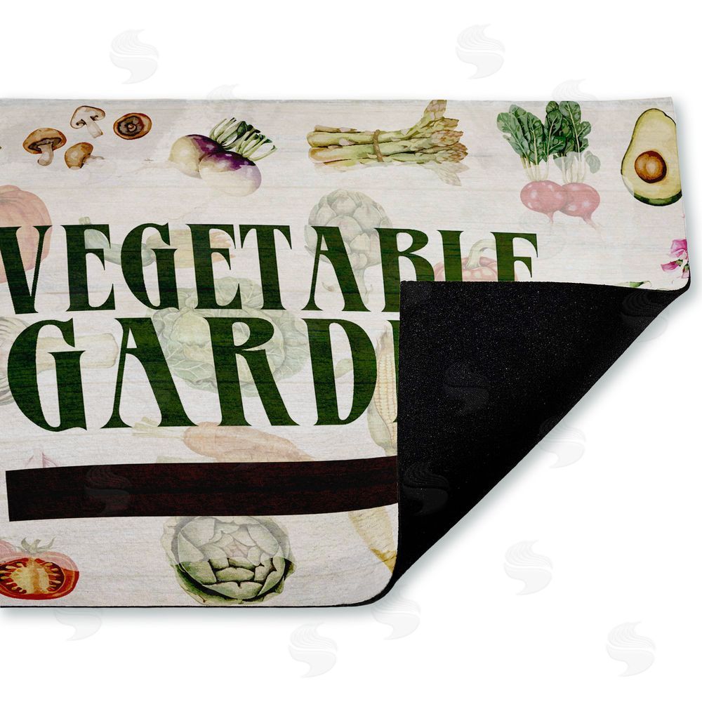 Anne Bailey Vegetable Garden with Arrow Unwoven Outdoor Door Mat