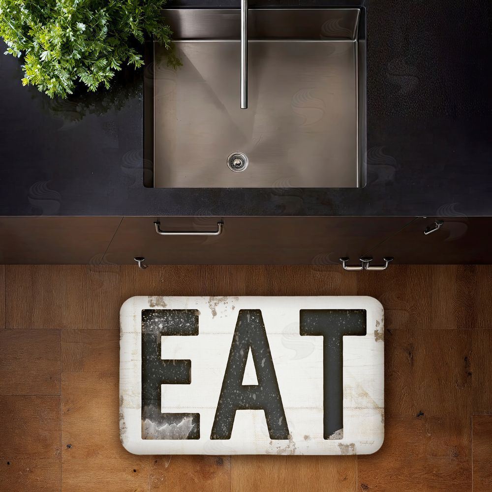 Jennifer Pugh Eat Rustic Farmhouse Kitchen Kitchen Floor Mat