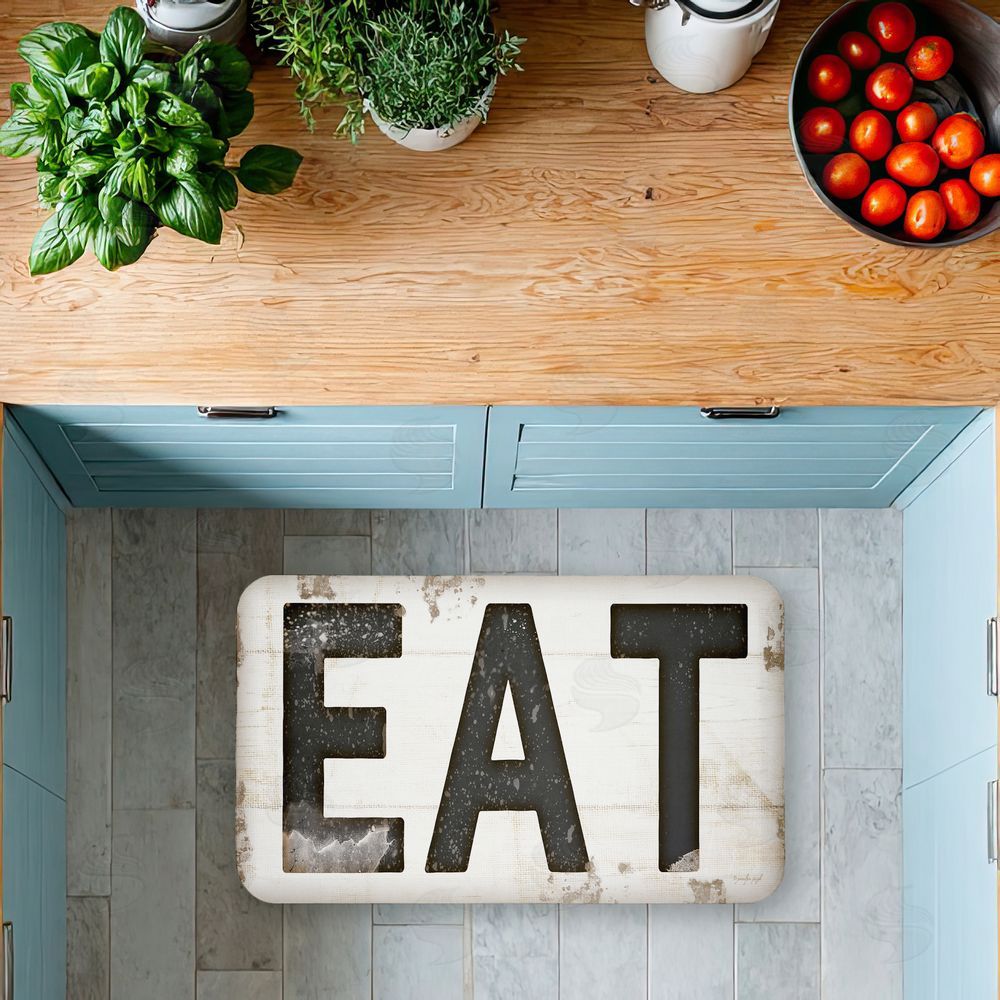 Jennifer Pugh Eat Rustic Farmhouse Kitchen Kitchen Floor Mat