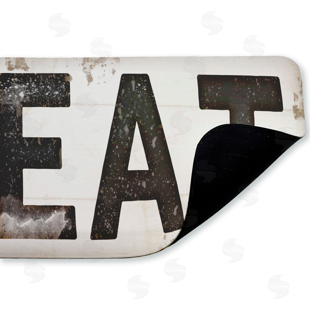 Jennifer Pugh Eat Rustic Farmhouse Kitchen Kitchen Floor Mat