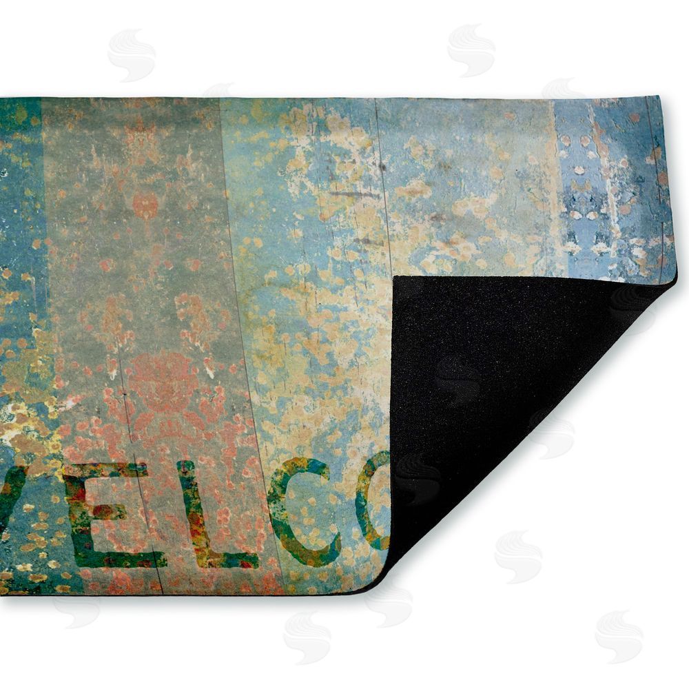 Tim Coffey Rustic Stripe Welcome Unwoven Outdoor Door Mat