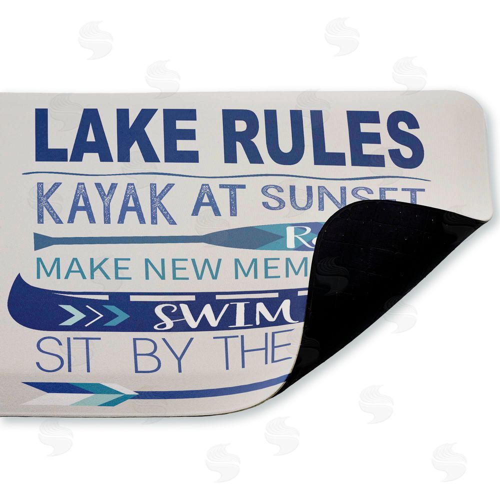 Louise Allen Designs Lake Time Traditions Kitchen Floor Mat