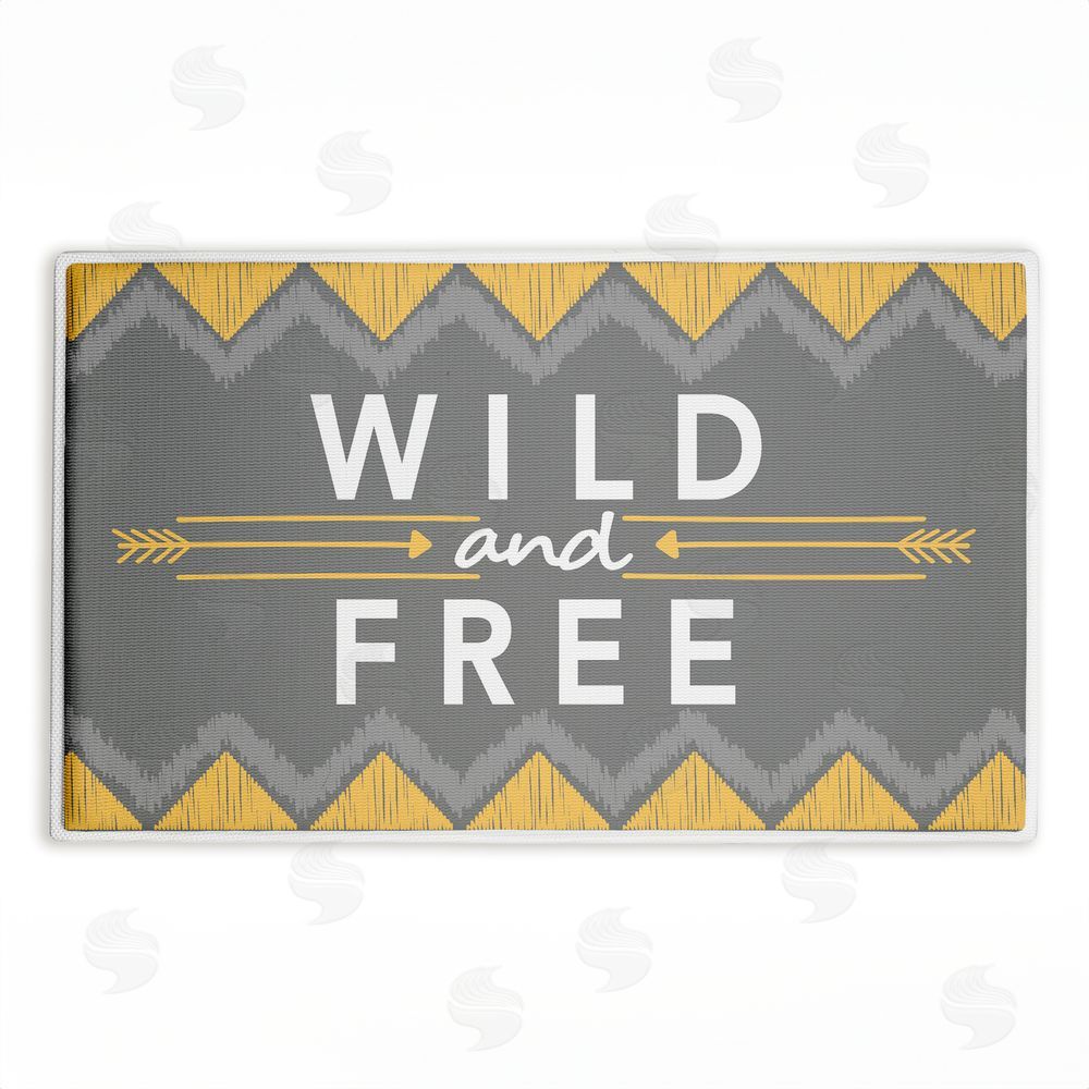 Alison Tauber Desert Boho Wild & Free Plush Bathroom Floor Mat