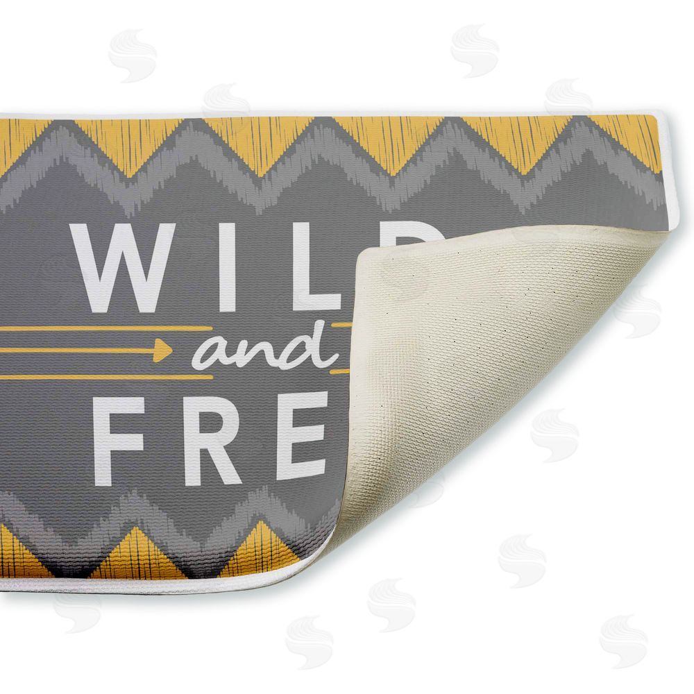 Alison Tauber Desert Boho Wild & Free Plush Bathroom Floor Mat