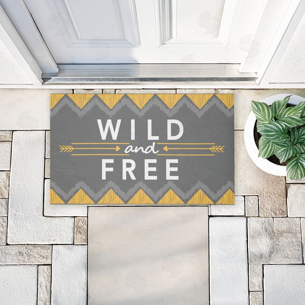 Alison Tauber Desert Boho Wild & Free Unwoven Outdoor Door Mat