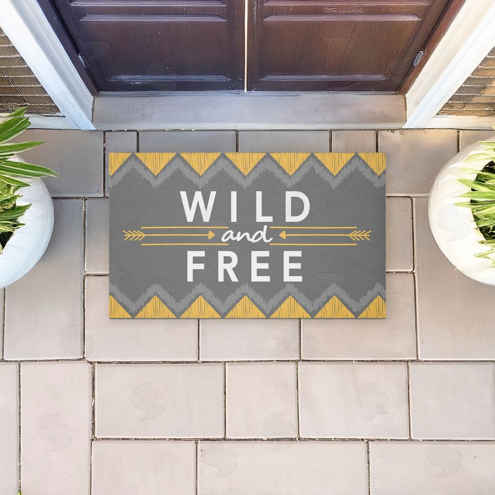 Alison Tauber Desert Boho Wild & Free Unwoven Outdoor Door Mat