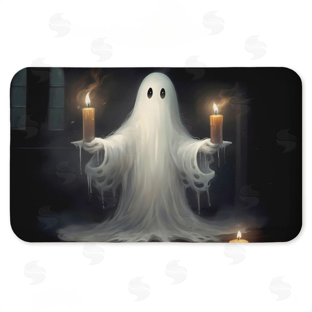 LSR Design Studio Candlelit Spectral Ghost Kitchen Floor Mat