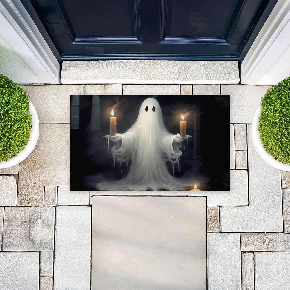 LSR Design Studio Candlelit Spectral Ghost Unwoven Outdoor Door Mat