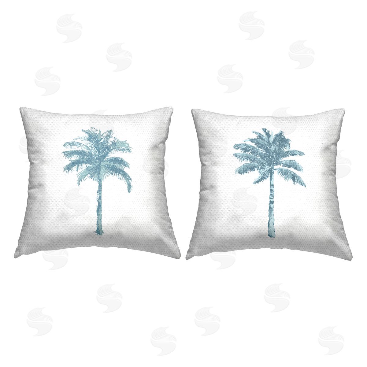 Modern Palm Tree Tropical Outdoor Printed Pillow, Home Decor by Kristen Drew