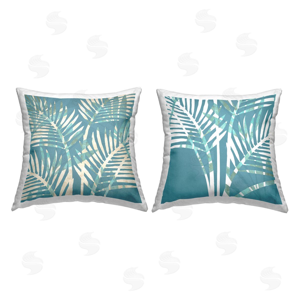Tropical Palm Botanicals Decorative Printed Pillow, Home Decor by Flora Kouta
