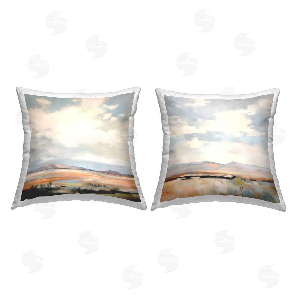 Desert Sands Landscape Decorative Printed Pillow, Home Decor by Irena Orlov