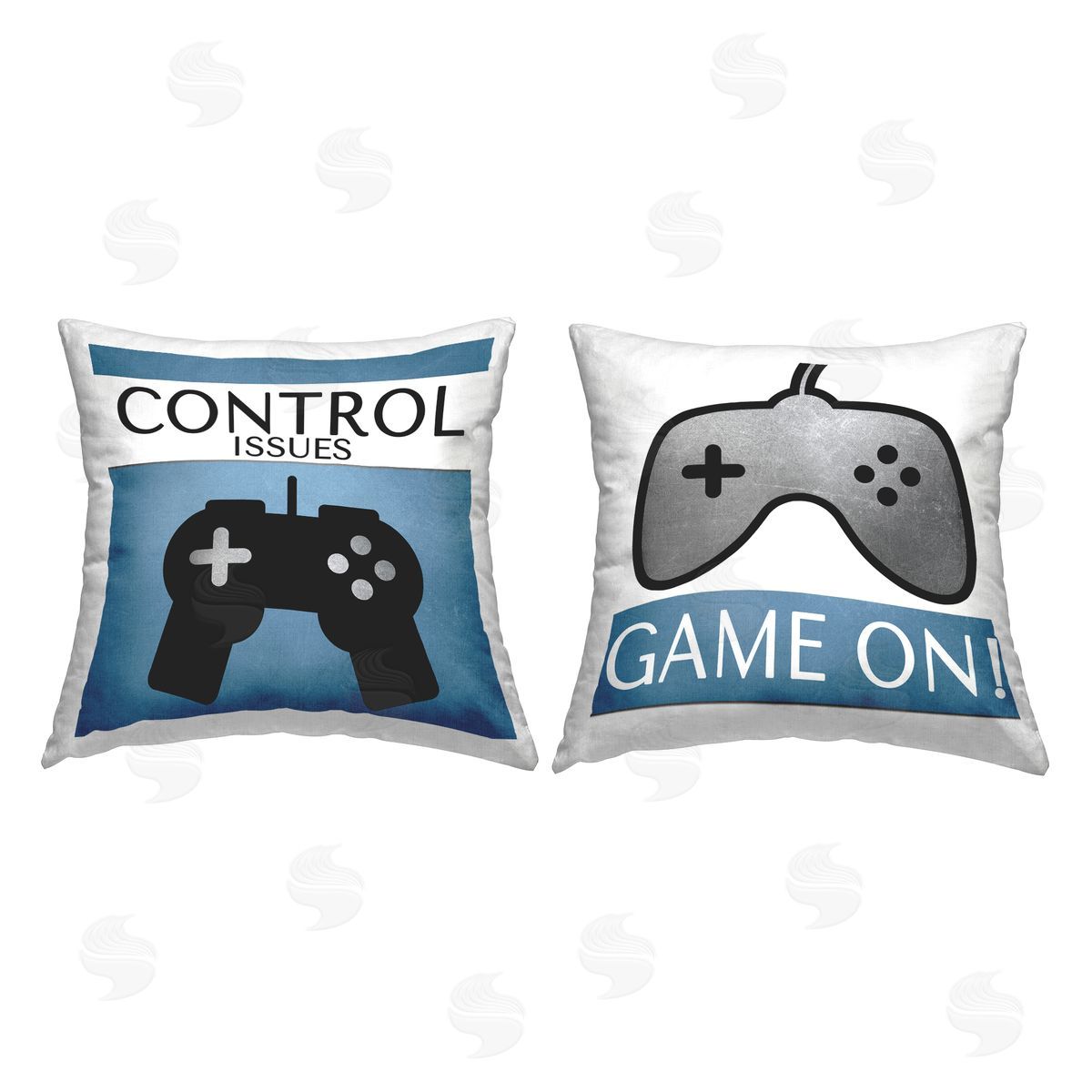 Kim Allen Controller Gamer Phrases Printed Plush Polyester Throw Pillow