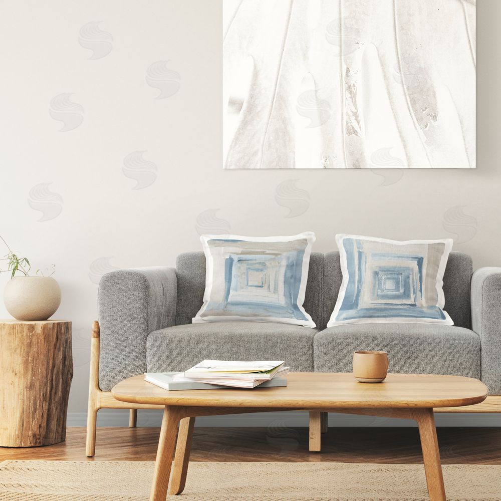 Lanie Loreth Brand New Day Abstractions Printed Plush Polyester Throw Pillow On Chair