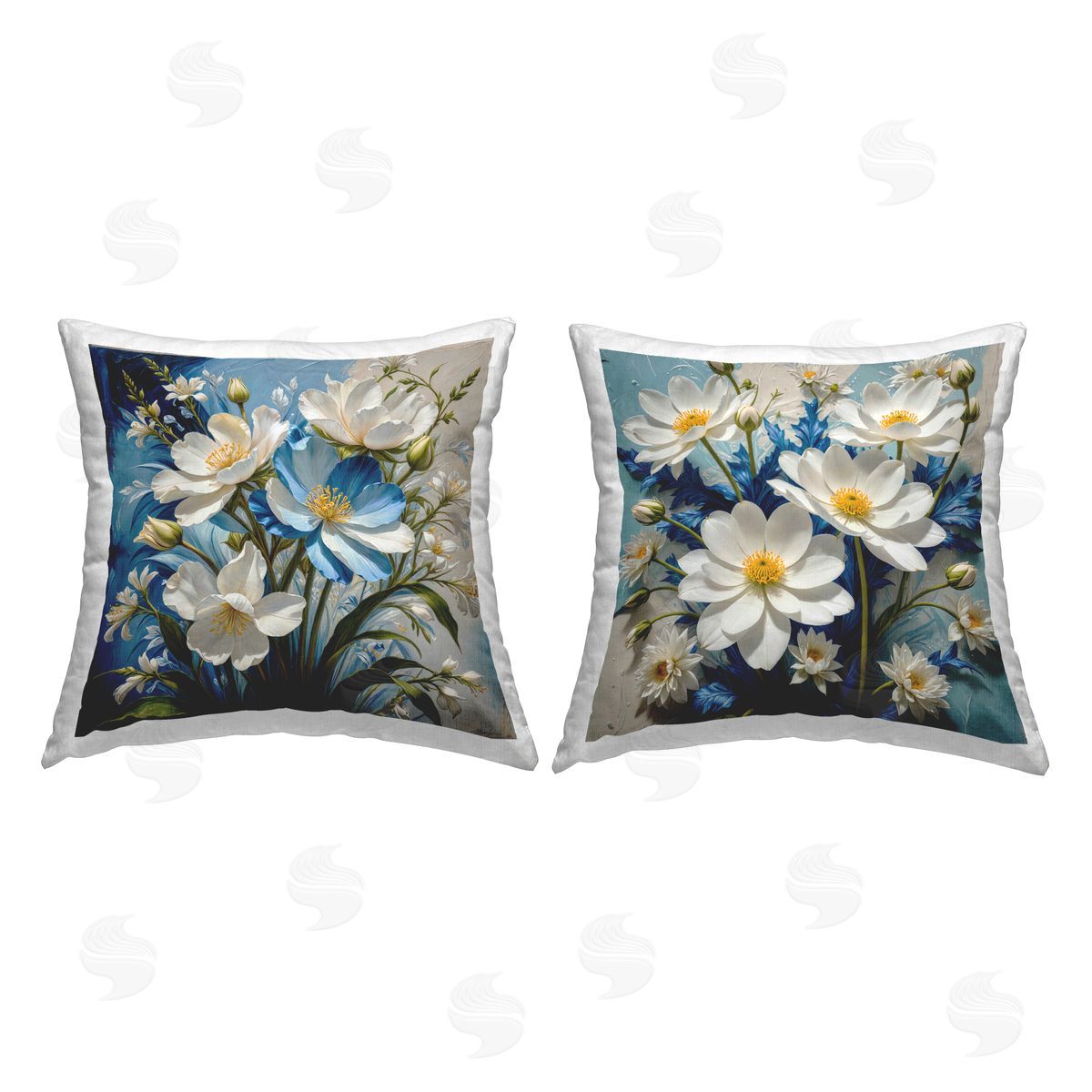 Yuri Khrushch Modeled Daisy Bundles Printed Plush Polyester Throw Pillow