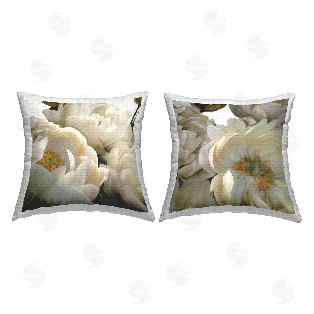 Carol Robinson Floral Blossom Shadows Outdoor Quick-Dry Polyester Printed Throw Pillow